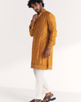 Qamar Mustard Kurta Set