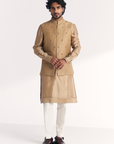 Yawar Green Nehru Jacket Set