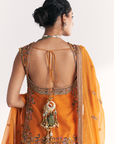 Mor Mustard Lehenga Set