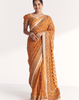 Kaira Mustard Saree