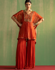 Nyla Rust Kaftan Set