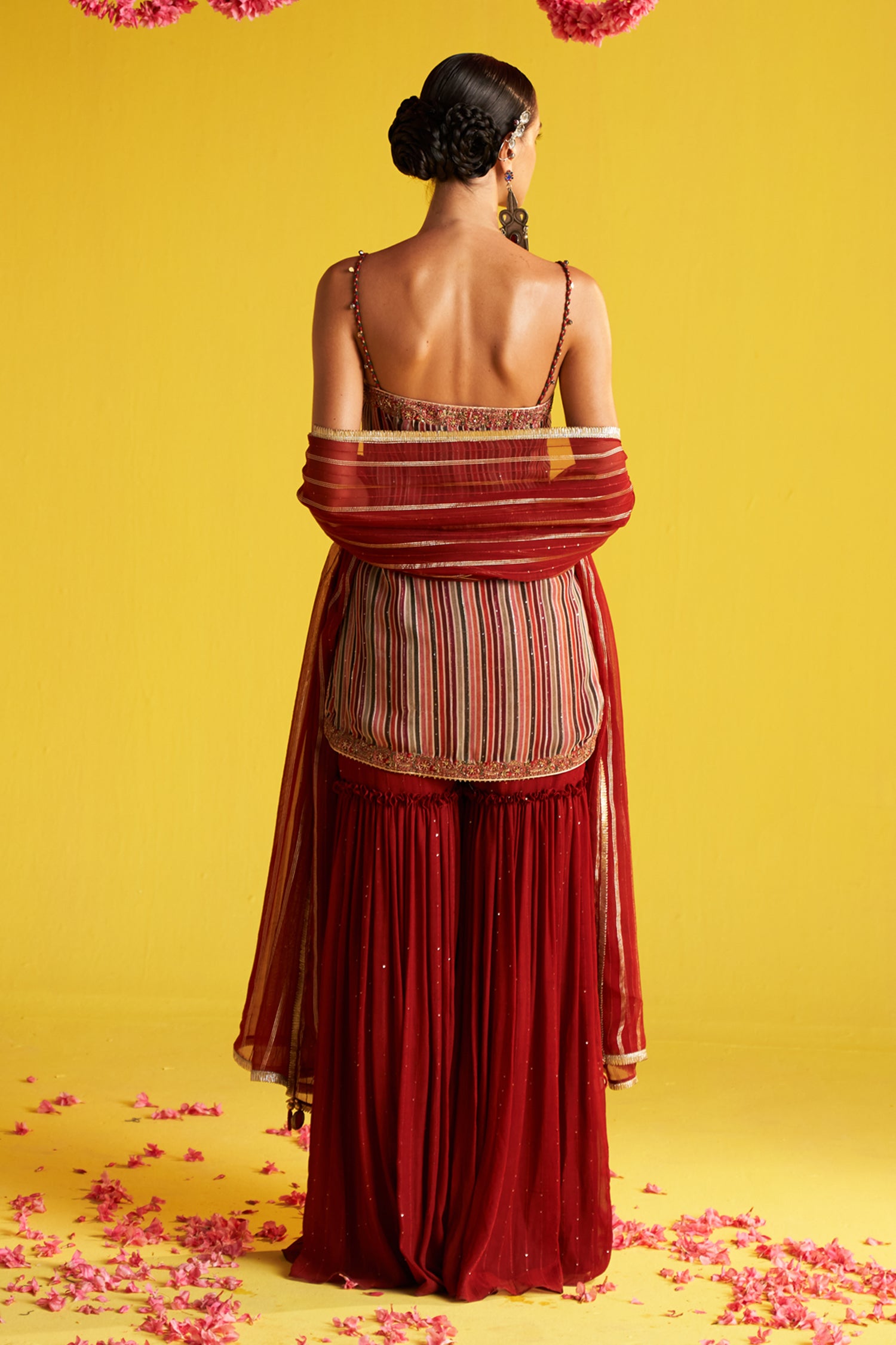 Reema Mahroon Sharara Set