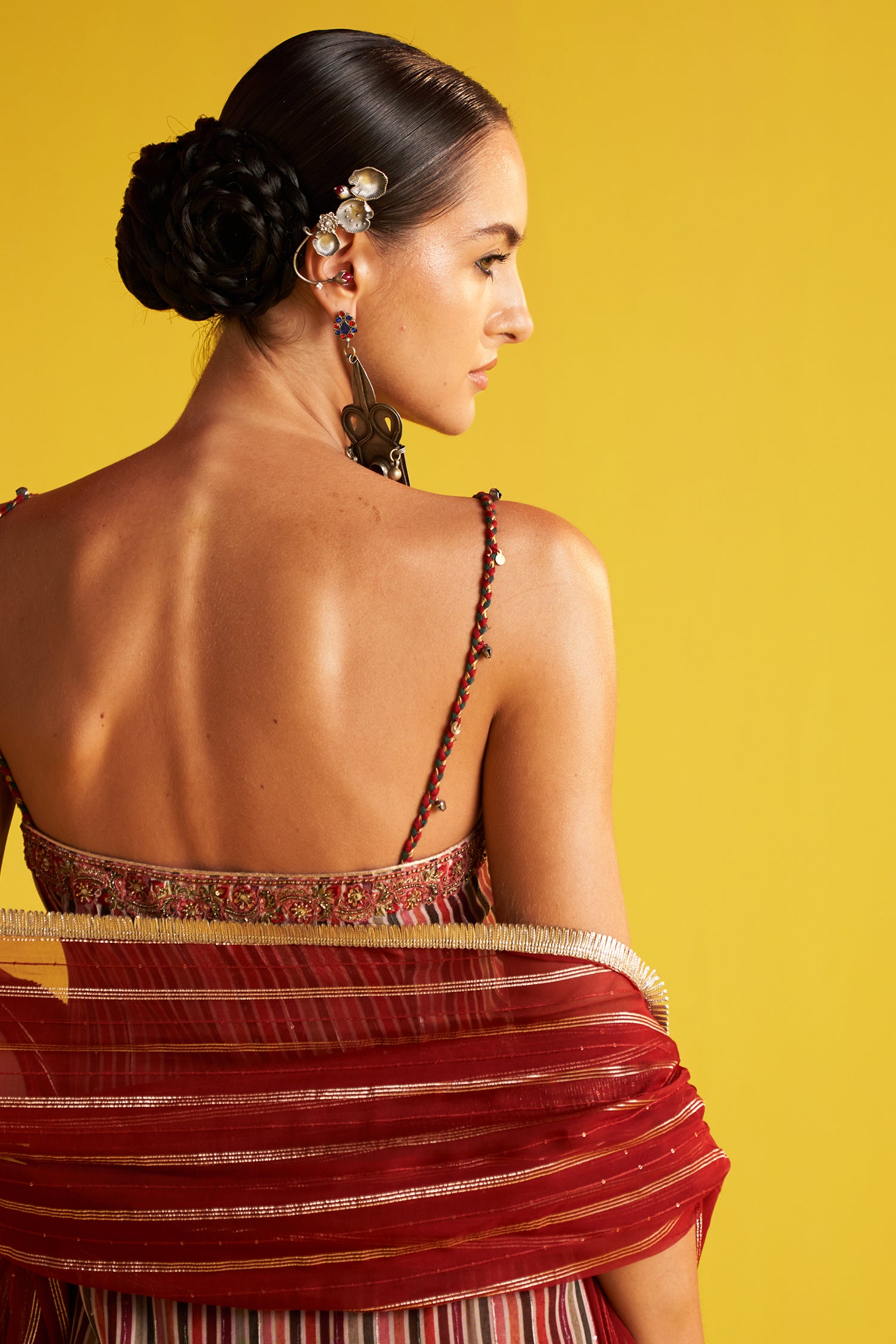 Reema Mahroon Sharara Set