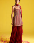 Reema Mahroon Sharara Set