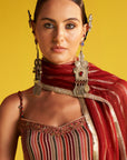 Reema Mahroon Sharara Set
