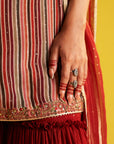 Reema Mahroon Sharara Set