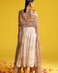 Amita Mustard Anarkali Set