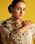 Neha Green Anarkali Set