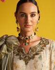 Neha Green Anarkali Set
