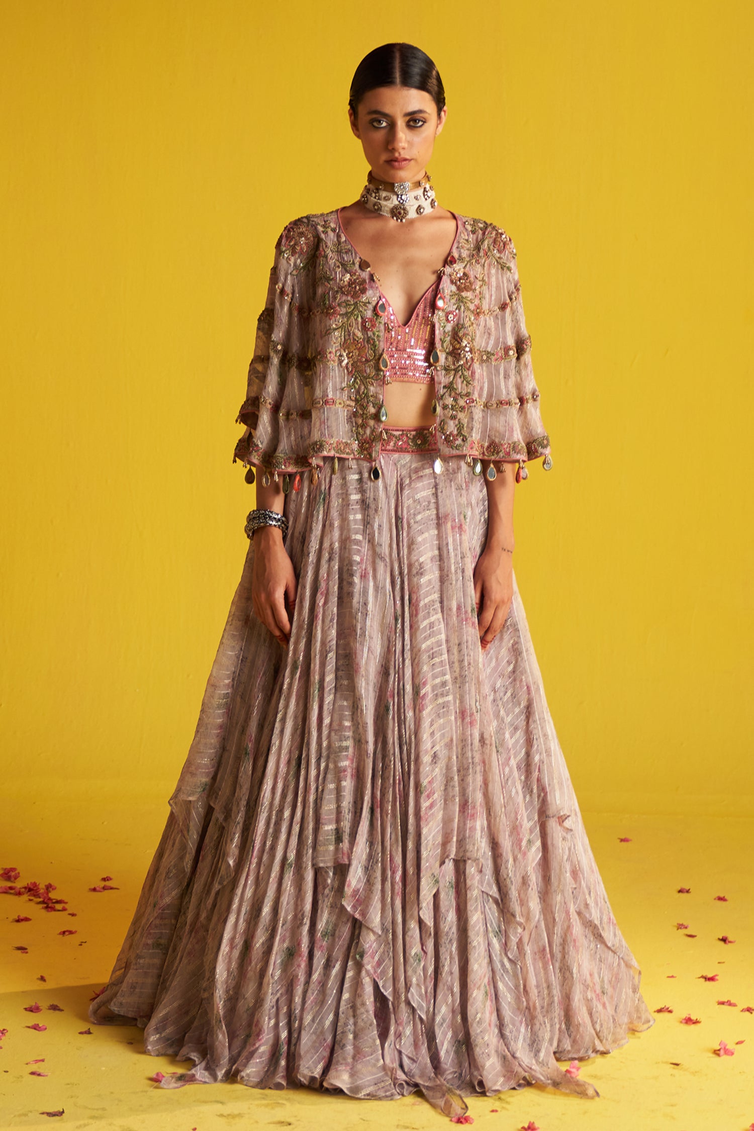 Sanya Multi Color Lehenga Set