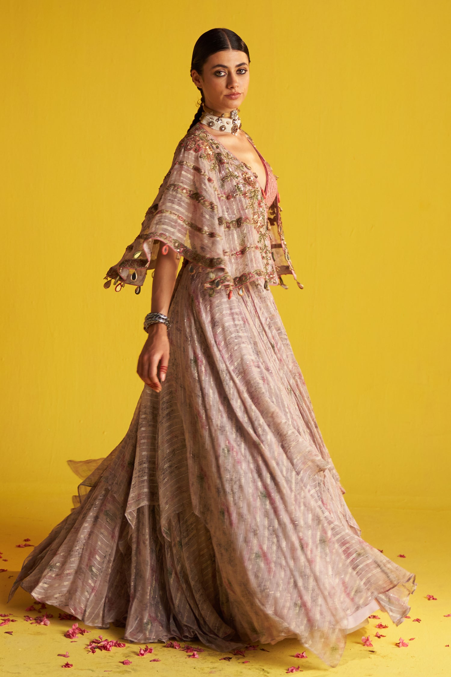 Sanya Multi Color Lehenga Set