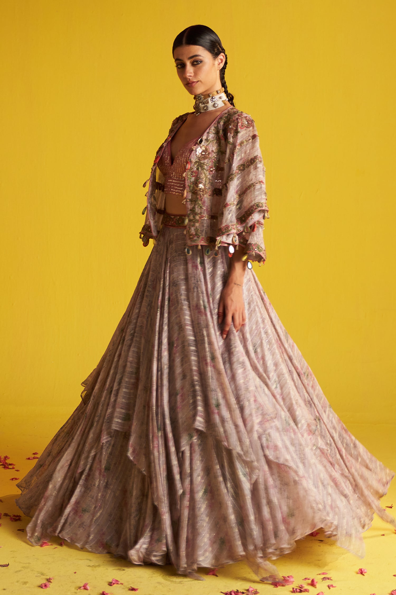 Sanya Multi Color Lehenga Set