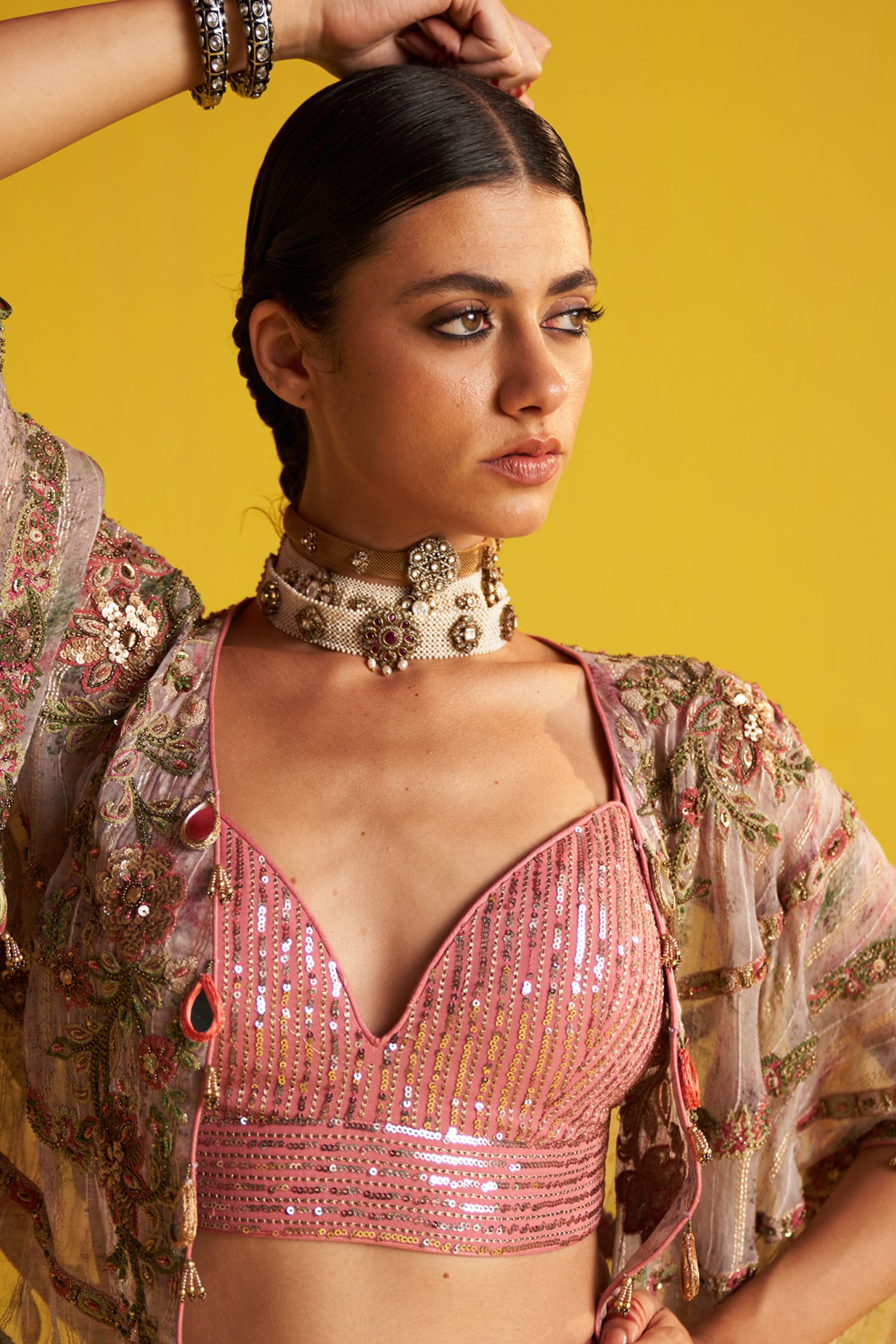 Sanya Multi Color Lehenga Set