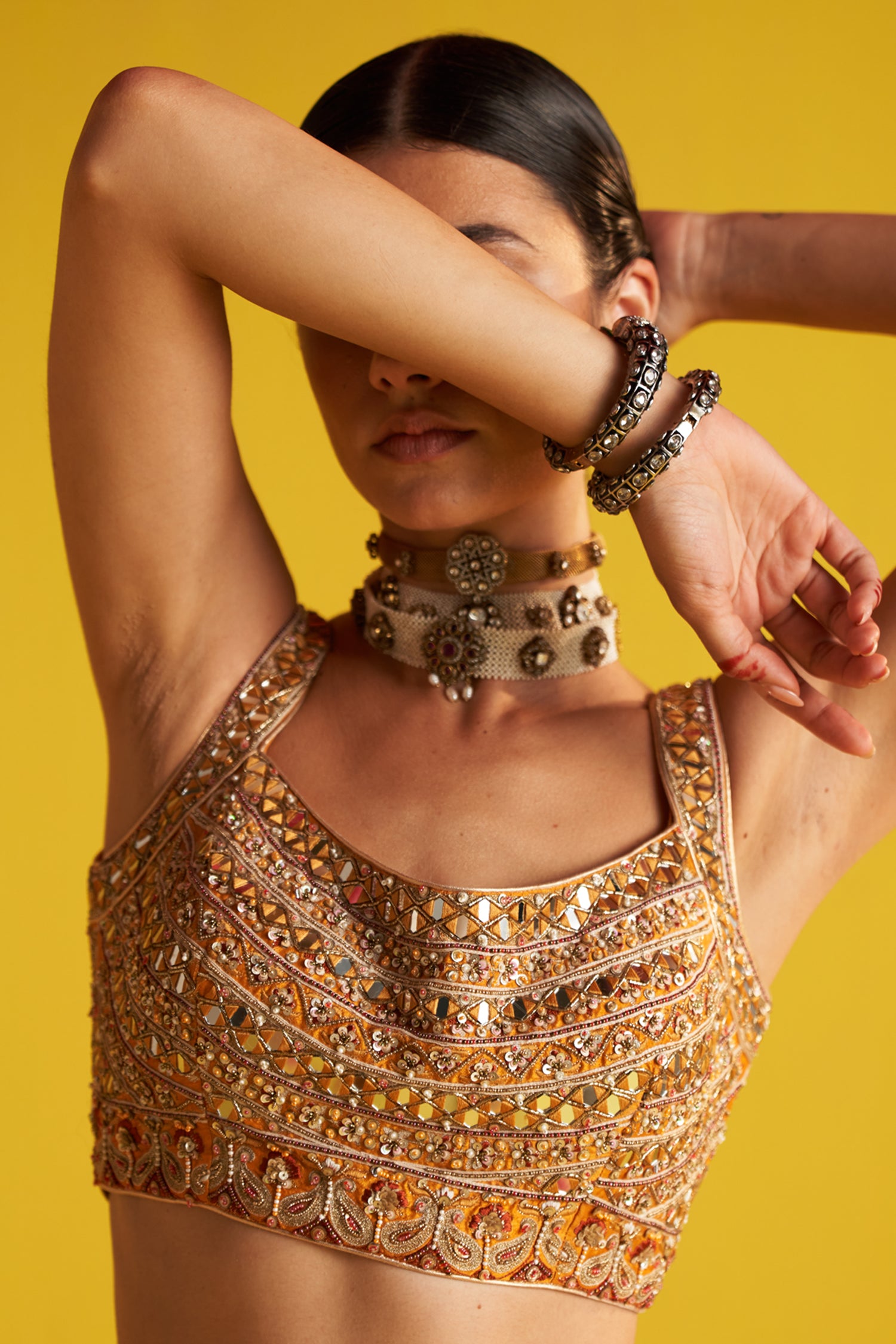 Jyoti Yellow Lehenga Set