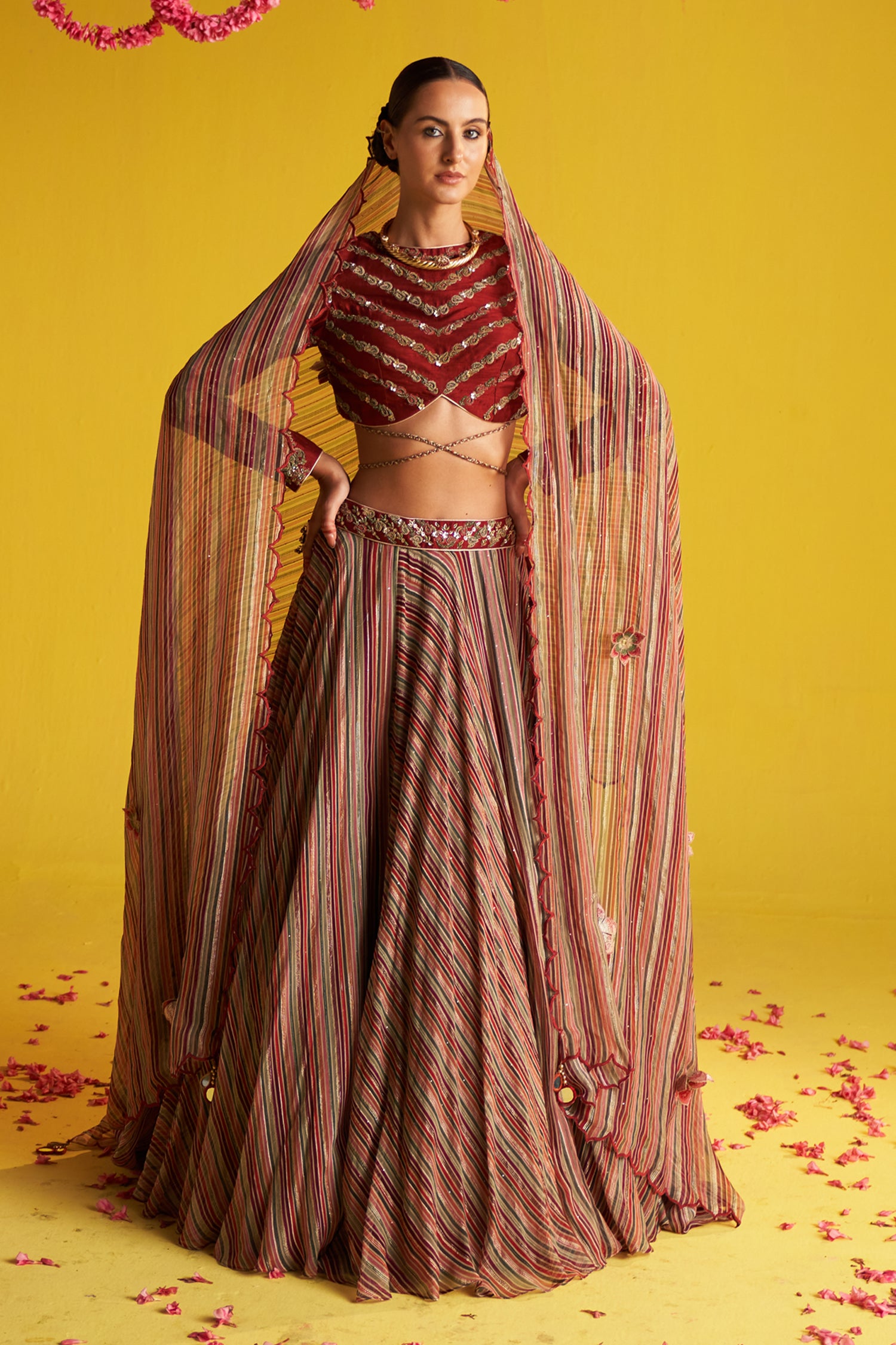 Ahana Multi Color Lehenga Set