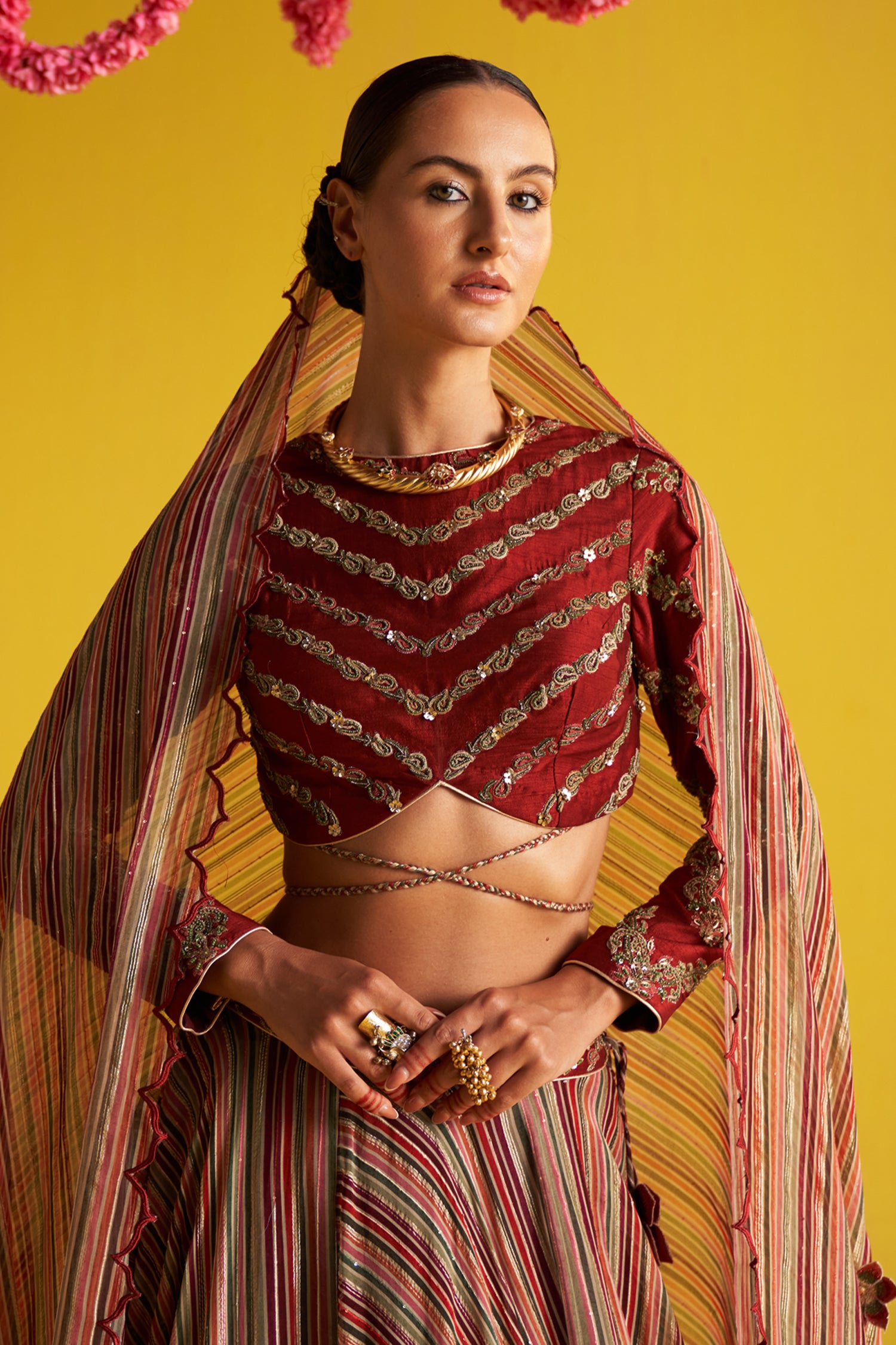 Ahana Multi Color Lehenga Set