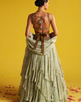 Sana Green Lehenga Set