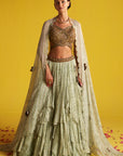 Sana Green Lehenga Set