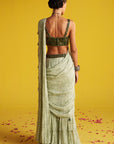 Sera Green Saree Set
