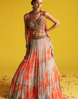 Shagun Multi Color Lehenga Set