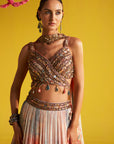 Shagun Multi Color Lehenga Set