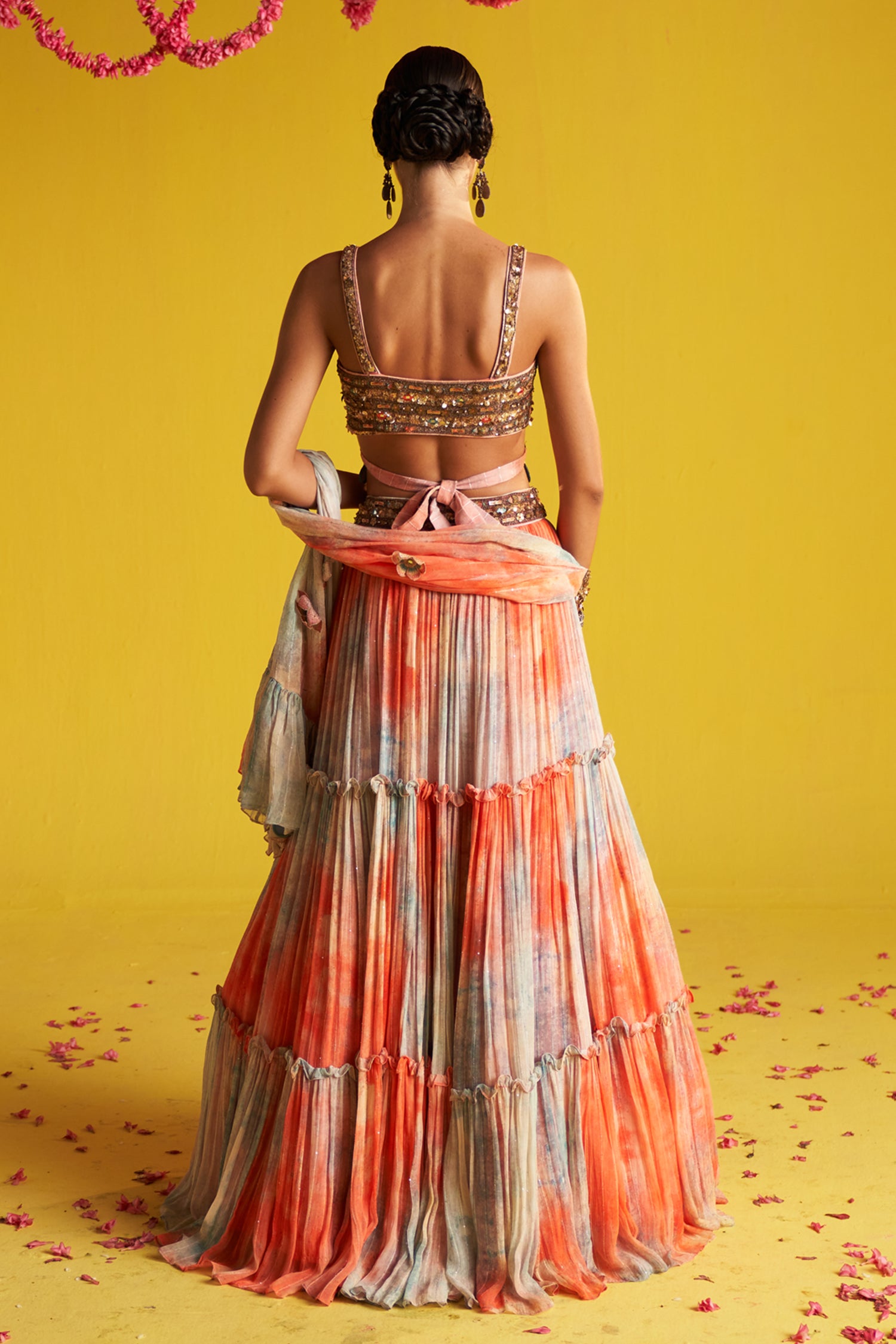 Shagun Multi Color Lehenga Set