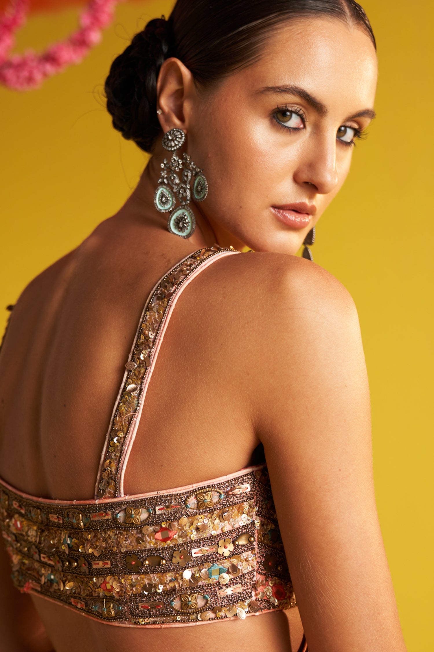 Shagun Multi Color Lehenga Set