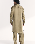 Faris Green Pathani Kurta Set