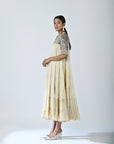 Ajrakh Short Yoke Tiered Dress