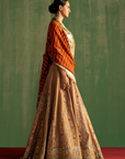 Tanuja Beige Lehenga Set