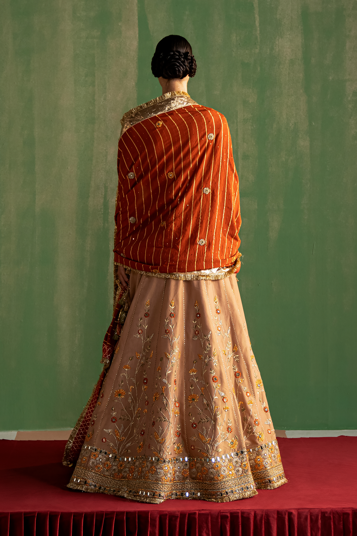 Tanuja Beige Lehenga Set