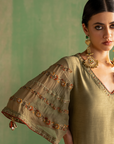 Alira Green Kurta Gharara Set
