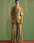 Alira Green Kurta Gharara Set