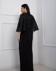 Moonlit Cape and Drape Skirt Set