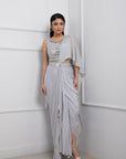 Aurora Drape Saree Set