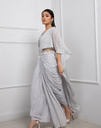 Aurora Drape Saree Set
