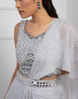 Aurora Drape Saree Set