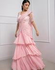 Crystal Pink Lehenga Set