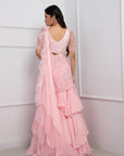 Crystal Pink Lehenga Set