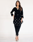Noir Luxe Embellished Velvet Co-ord Set