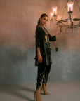 Regal Green Velvet Statement Co-ord