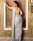 Grey Saree