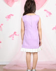 Lilac Dress with Bow Detailing