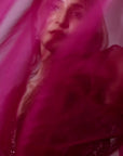 Plum Saree