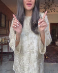 Inaayat Embroidered Tunic Set - Cream