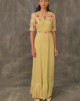 Cuey Gathered Maxi Dress