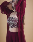 Noor Wine Cape Set