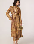Belen Trench, Arleth Bralette, Vellora Trousers