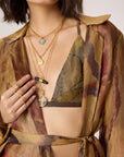 Belen Trench, Arleth Bralette, Vellora Trousers