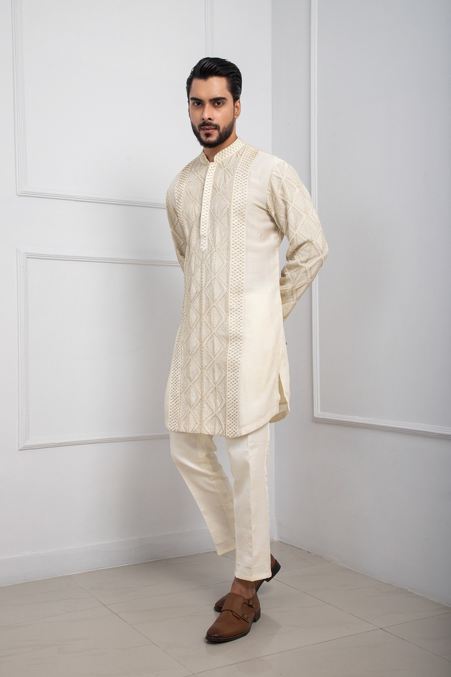 Gilded Ivory Kurta Set